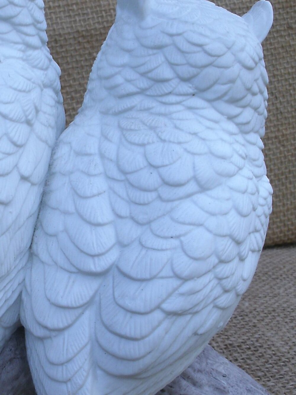 Vintage Andrea by Sadek White Owls Porcelain Figurine - Picture 16 of 16
